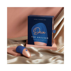 Deia The Arouser Pulsating External Stimulator Silicone Blue