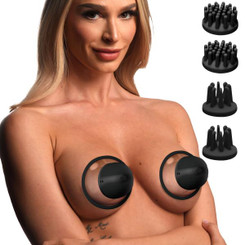 10X Rotating Nipple Suckers with 4 Attachments by Size Matters
