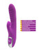 Viben Frenzy Rabbit Vibe W/ Clit Suction Berry - view 5