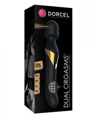 Dorcel Dual Orgasms Wand Vibrator - Black/gold
