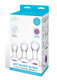 Glas Bling 3", 3.5", 4" Glass Anal Training Kit