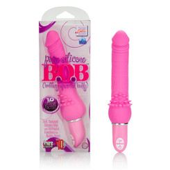 Pure Silicone B.O.B. Pink Vibrator