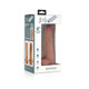 Jock Dual Density Silicone Dildo With Balls 8in Light - view 2