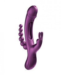 Trilux Kinky Finger Rabbit Vibrator With Anal Beads