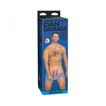 Signature Dildos Dan Damage 10 In. Ultraskyn Vac-u-lock Dildo