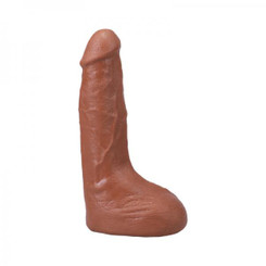 The Realistic Penis Fluid-compatible 9.5 In. Ultraskyn Vac-u-lock Dildo Caramel