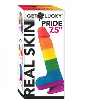 Get Lucky 7.5" Real Skin Series Pride Rainbow