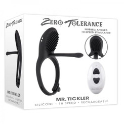 Zero Tolerance Mr. Tickler Rechargeable Remote Controlled Stimulating Adjustable Silicone Erection ring B