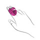 Jopen Pyxis Finger Vibrator Massager - Pink - Product SKU SE802500