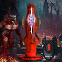 Hell Wolf Thrusting and Vibrating Silicone Dildo by Creature Dildos