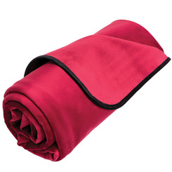 Liberator Fascinator Travel Throw Velvish Merlot
