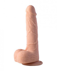 Kenzo App Controlled Realistic 9.5" Thrusting Dildo Vibrator - Ivory