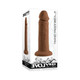 Evolved Rechargeable Vibrating 6 In. Silicone Dildo Dark - view 2