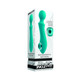 Evolved Wanderful Sucker Rechargeable Wand With Suction Silicone Teal - view 2