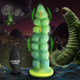 Squirmer Thrusting and Vibrating Silicone Dildo by Creature Dildos - view 3