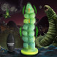 Squirmer Thrusting and Vibrating Silicone Dildo by Creature Dildos - view 4