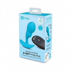 b-Vibe Vibrating P-Spot Snug Plug Small with Rechargeable Remote Control by COTR Inc.