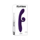 Playboy Curlicue Rechargeable Dual Stim Vibrator Silicone Acai - view 2