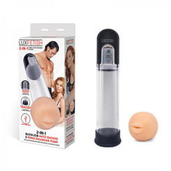 Lux Fetish 2-in-1 Oral Auto Sucker And Penis Enlarger Pump