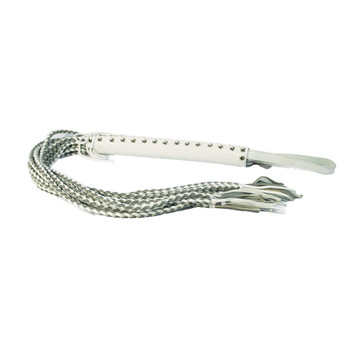 Corset Flogger - White/Grey