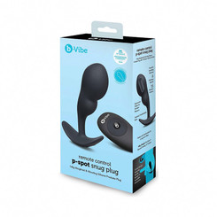 b-Vibe Vibrating P-Spot Snug Plug Large with Rechargeable Remote Control by COTR Inc.