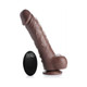 Loadz 8.5in Vibrating Dildo Fluid-compatible Dark - view 7
