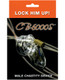 CB-6000S 2 1/2 Chastity Cage & Lock Set - Clear