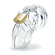 CB-6000S 2 1/2 Chastity Cage & Lock Set - Clear - view 4