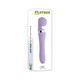 Playboy Vibrato Rechargeable Silicone Dual Ended Wand Vibrator Opal - view 2