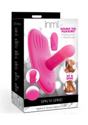 Spin n' Grind Rotating and Vibrating Silicone Sex Grinder by Inmi