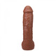 The Realistic Penis Hung 12 In. Ultraskyn Vac-u-lock Dildo Caramel