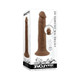 Evolved In Thrust We Trust Rechargeable Silicone Thrusting Vibrating Dildo With Remote Dark - view 2