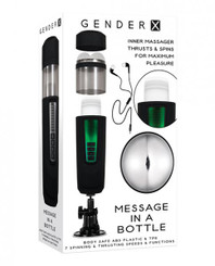 Gender X Message In A Bottle Rechargeable Black