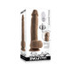 Evolved Full Monty Rechargeable Remote-controlled Thrusting Twirling 9 In. Silicone Dildo Dark - view 2