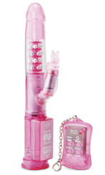 Remote Control Waterproof Rabbit Pearl Pink Vibrator Adult Toy