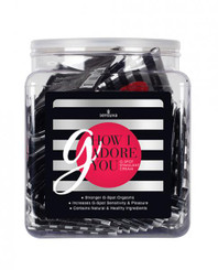 G How I Adore You G-Spot Cream Tub Of 100 Single Use Packet by Sensuva