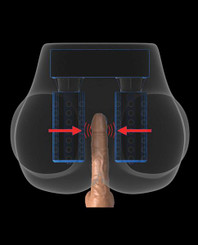 Pdx Elite Milk Me Silly Mega Masturbator Brown by Pipedream