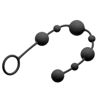 Linger Graduated Silicone Anal Beads by GreyGasms