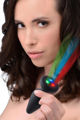 Light Up Silicone Anal Plug - Small by Booty Sparks