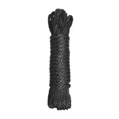 Premium Black Nylon Bondage Rope 10 Feet by Master Series