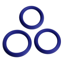 3 Piece Silicone Erection Rings by Trinity Men