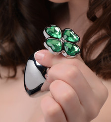 Lucky Clover Gem Anal Plug - Medium by Booty Sparks