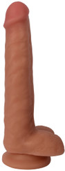 Thinz 8 Inch Slim Dildo with Balls - Light