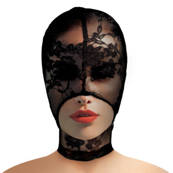 Lace Bondage Hood by Master Series