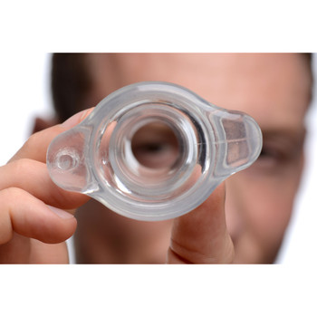 Gape Glory Clear Hollow Anal Plug by Master Series