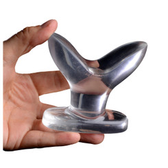 Anchored Clear Anal Plug by Master Series