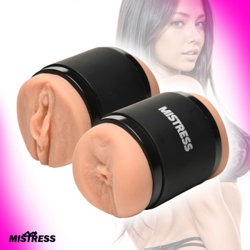 Double Shot Dual-entry stroker - Medium by Mistress