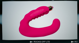 Rock Chick Vibrator Hands Free - Pink