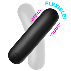 Flexible Silicone Bullet - Black by Bang!
