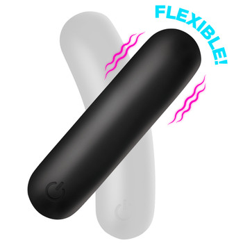 Flexible Silicone Bullet - Black by Bang!